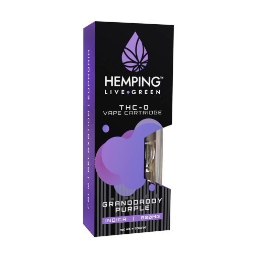 Hemping THC-O Vape Cartridge (Grand Daddy Purple)