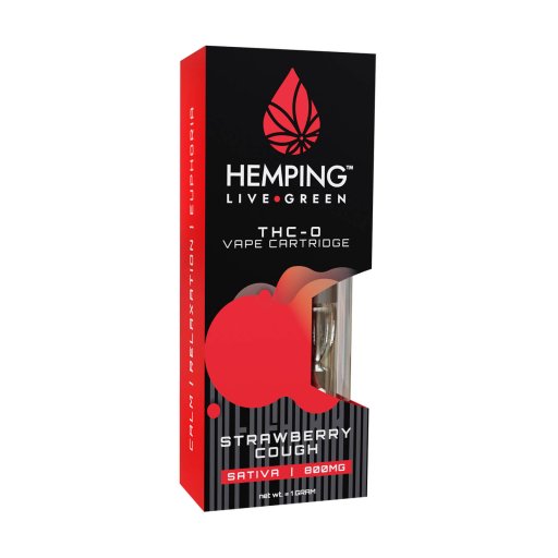 Hemping THC-O Vape Cartridge (Strawberry Cough)